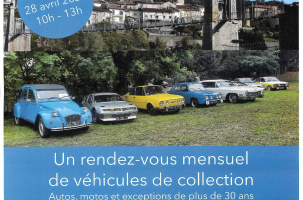 Rassemblement mensuel de voitures anciennes