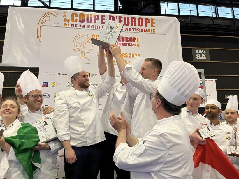 L'équipe de France championne d'Europe de la boulangerie