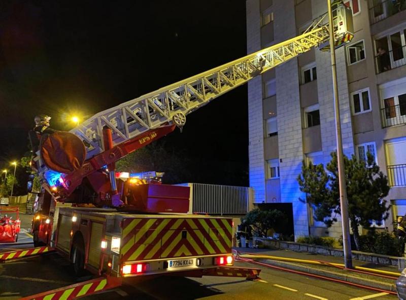 Incendie nocturne au PuyenVelay