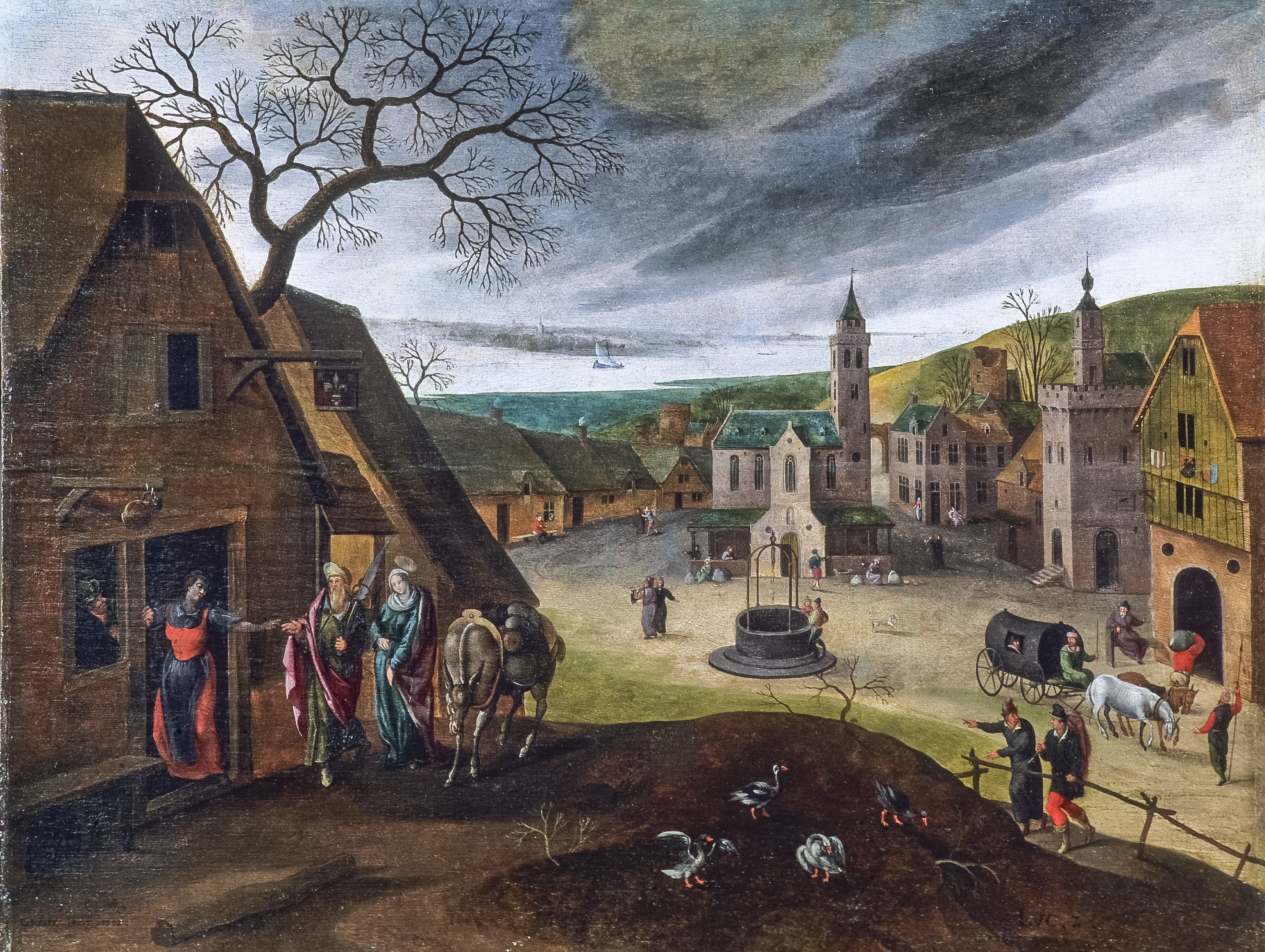 Collection des 12 tableaux Flamands