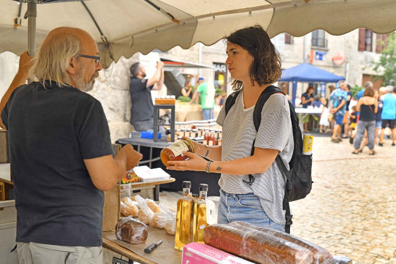 Marché de producteurs St Romain Lachalm