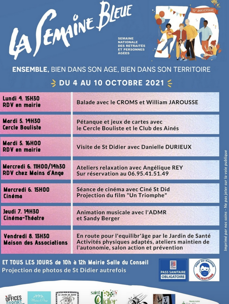 Semaine Bleue Semaine Bleue