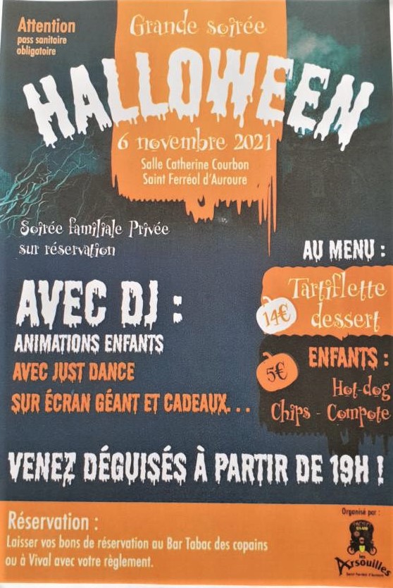 Soirée halloween