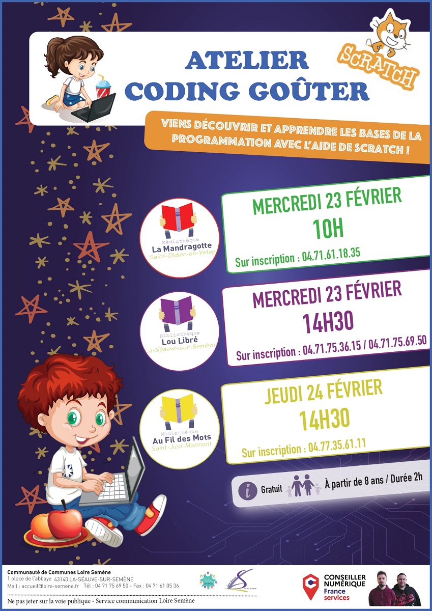 Atelier coding goûter
