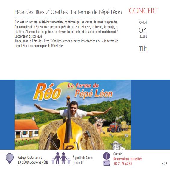 Concert : fête des Tites Z'oreilles - La ferme de Pépé Léon