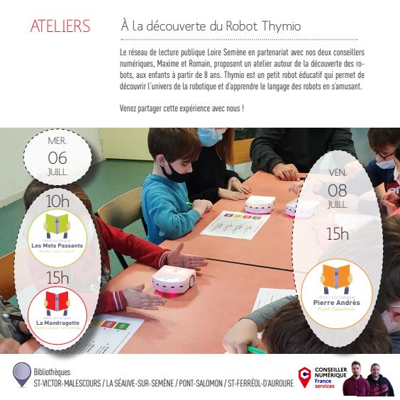 Atelier : A la découverte du Robot Thymio