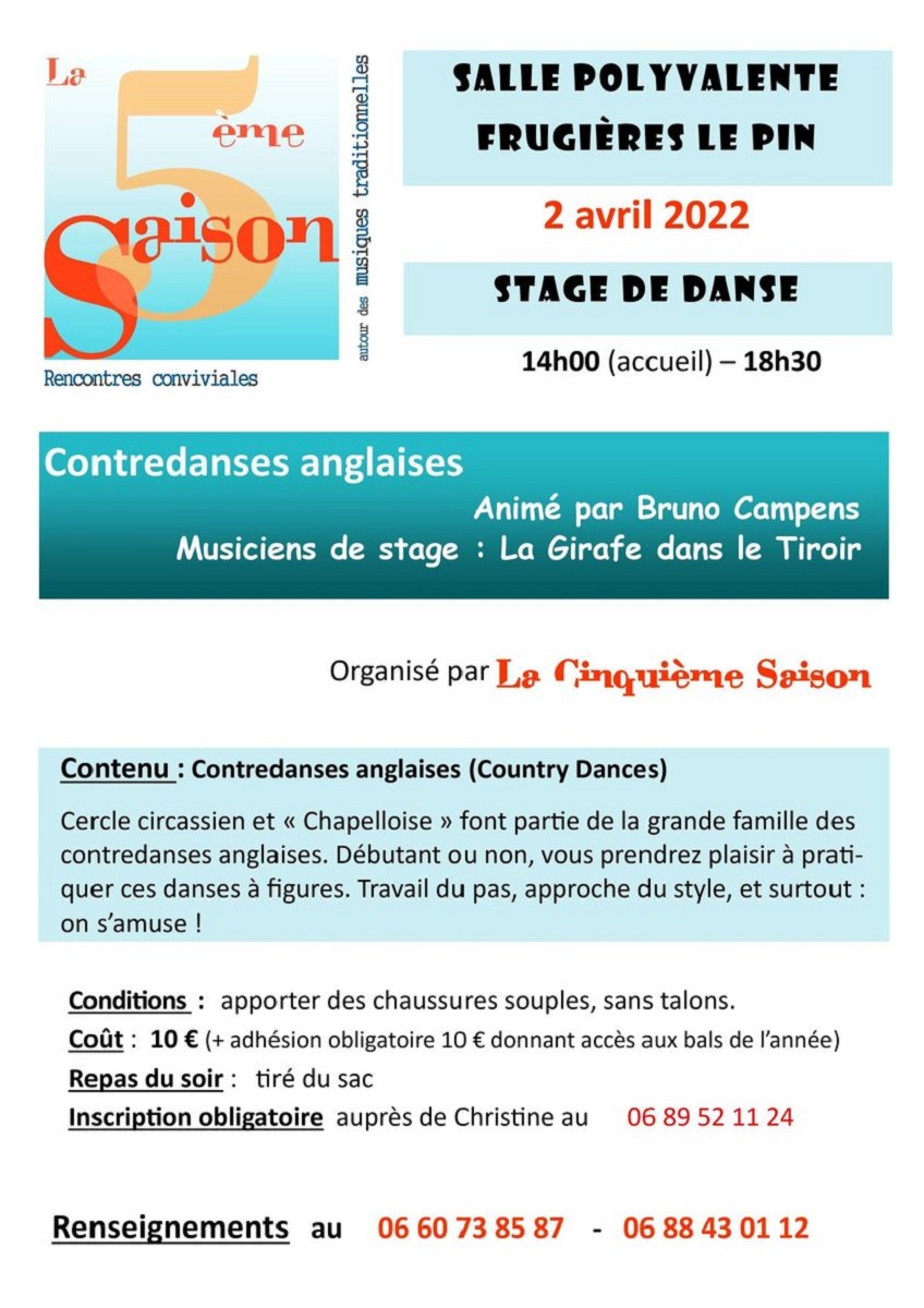 Stage de danse et Bal