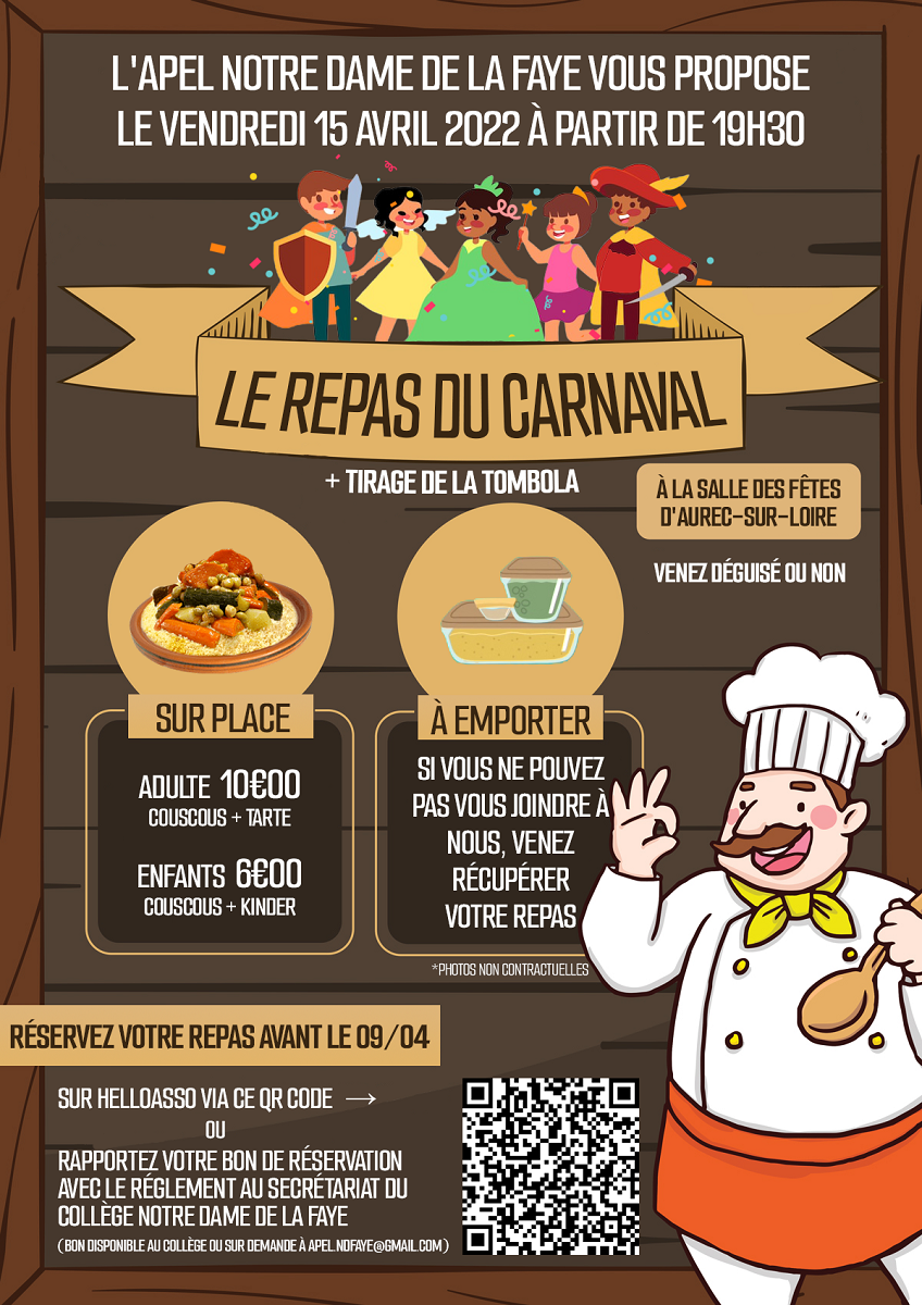 Repas du Carnaval