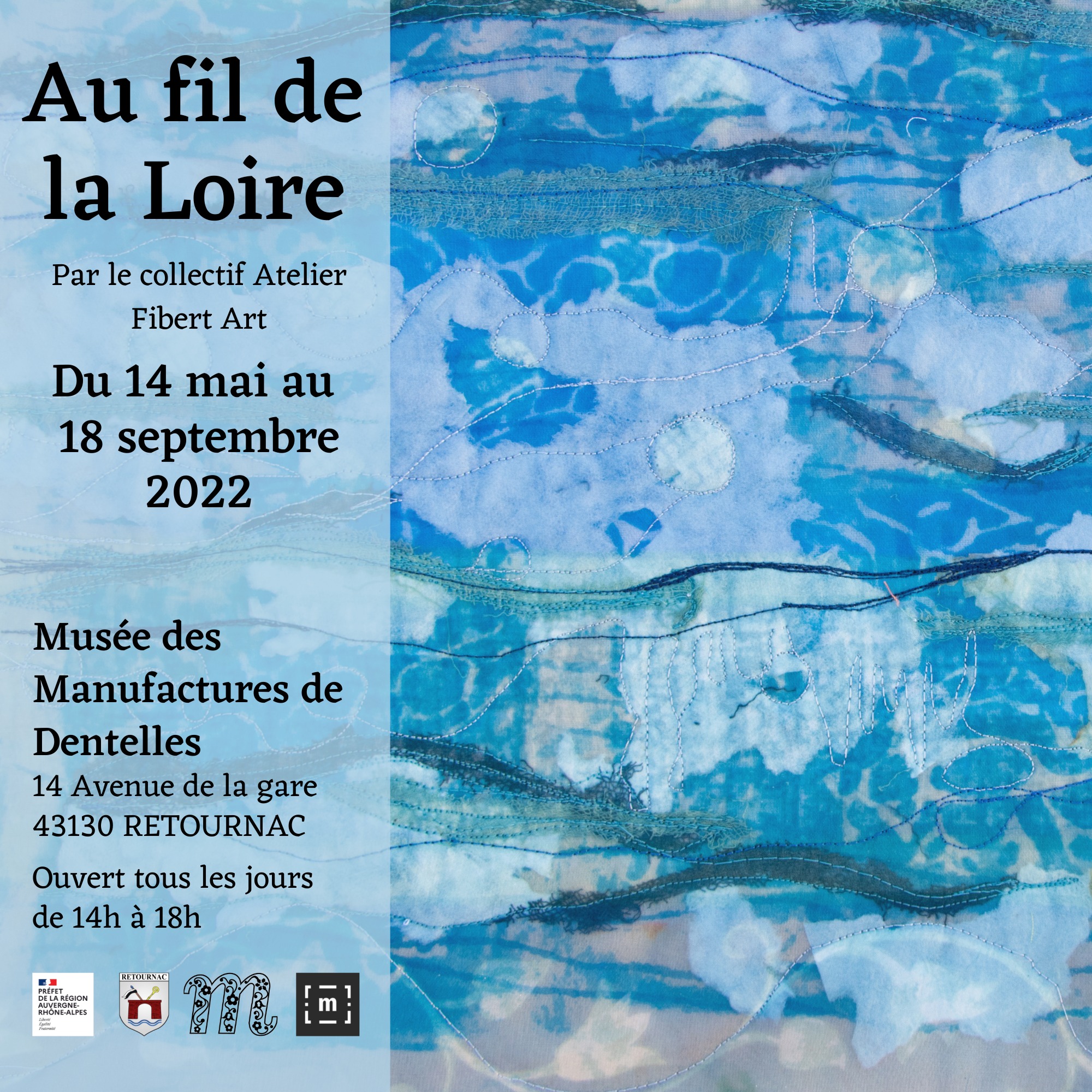 Exposition de textiles autour du thème de la Loire