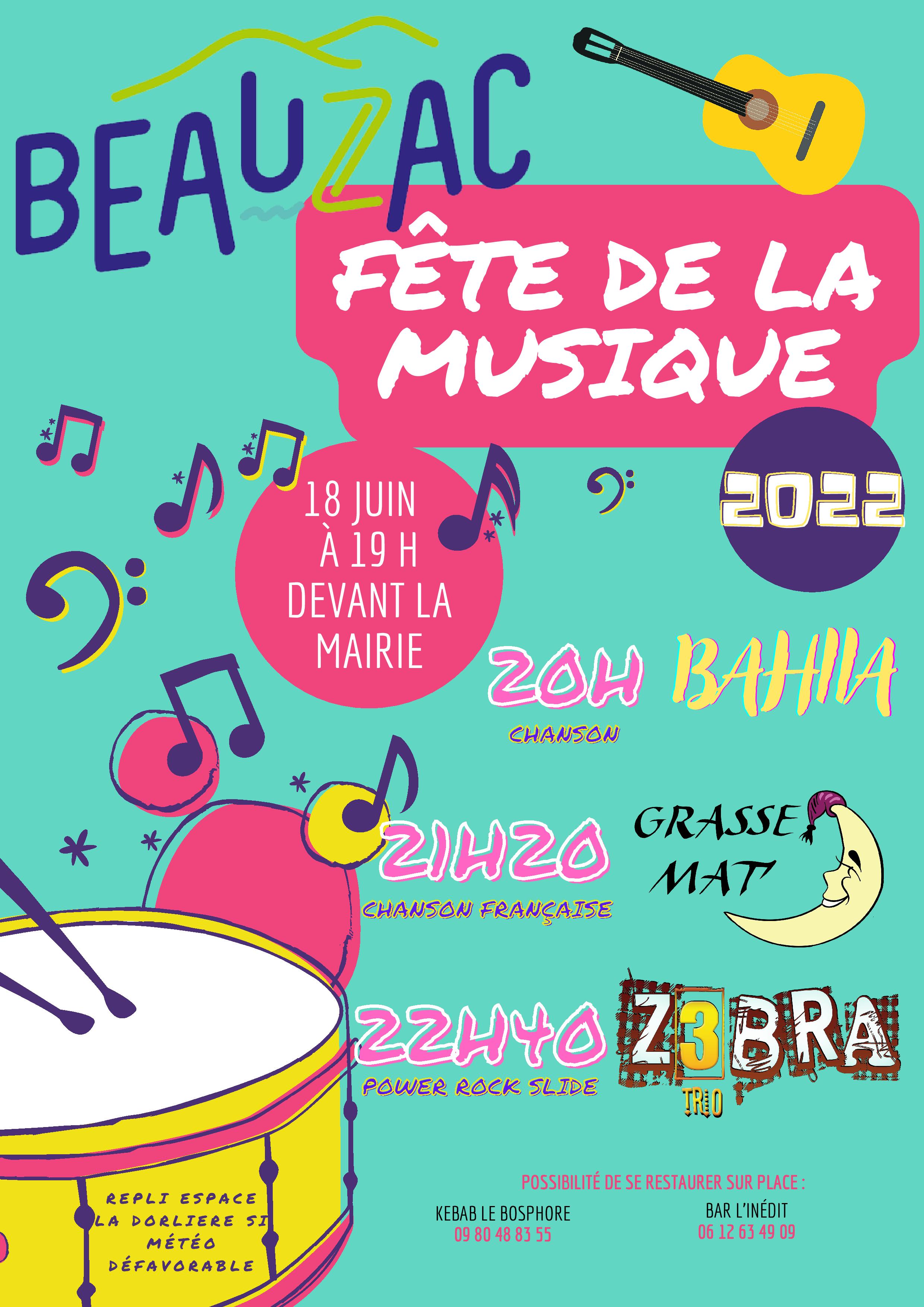 fete de la musique Beauzac