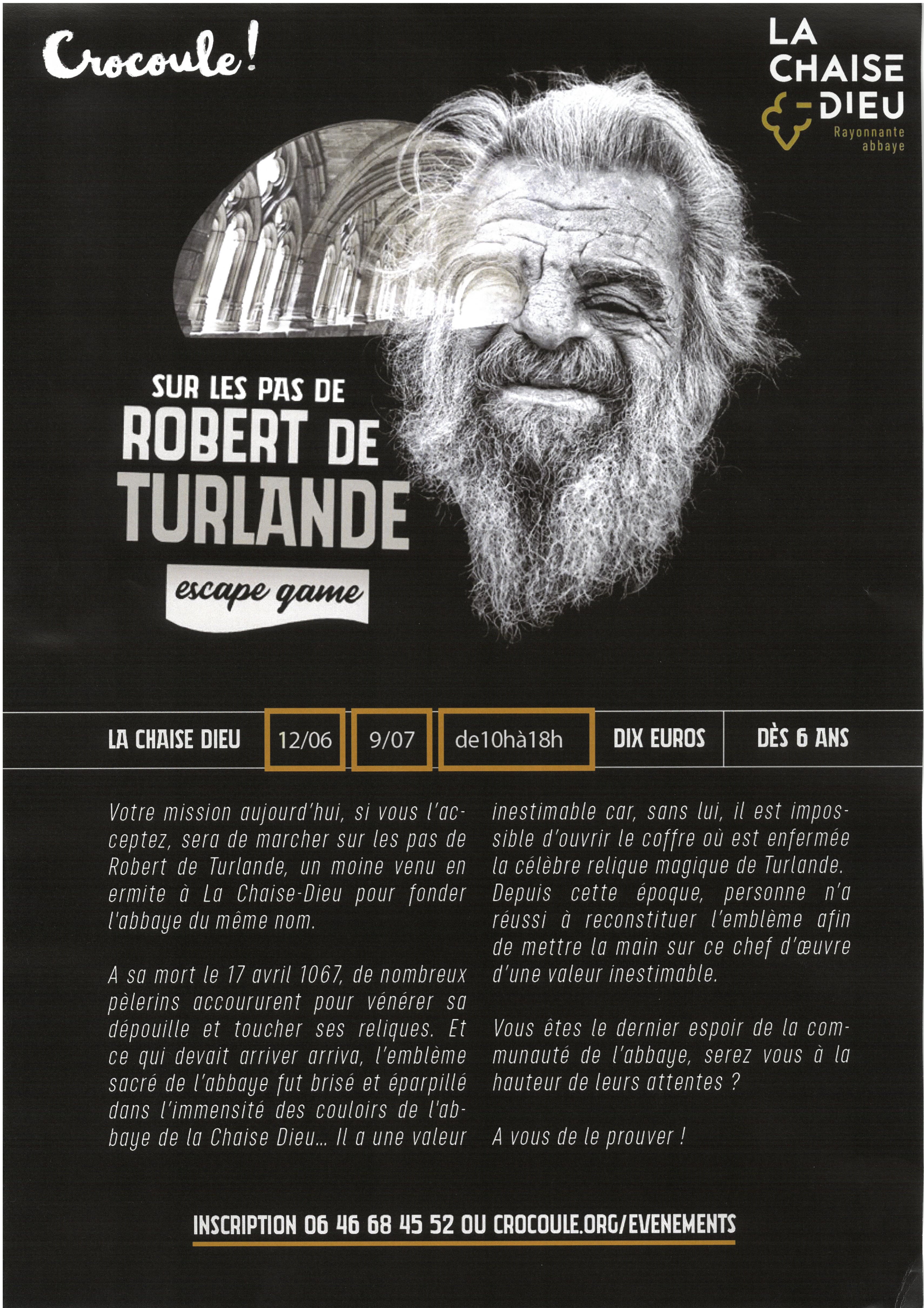EVE-Escape Game-sue les pas de Robert de Turlande-Crocoule EVE-Escape Game-sue les pas de Robert de Turlande-Crocoule