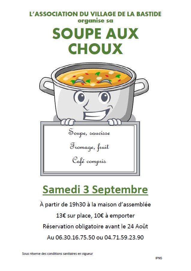 Soupe au choux Retournac