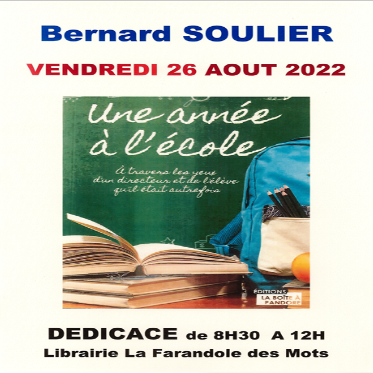 dédicace La Farendole dédicace La Farendole