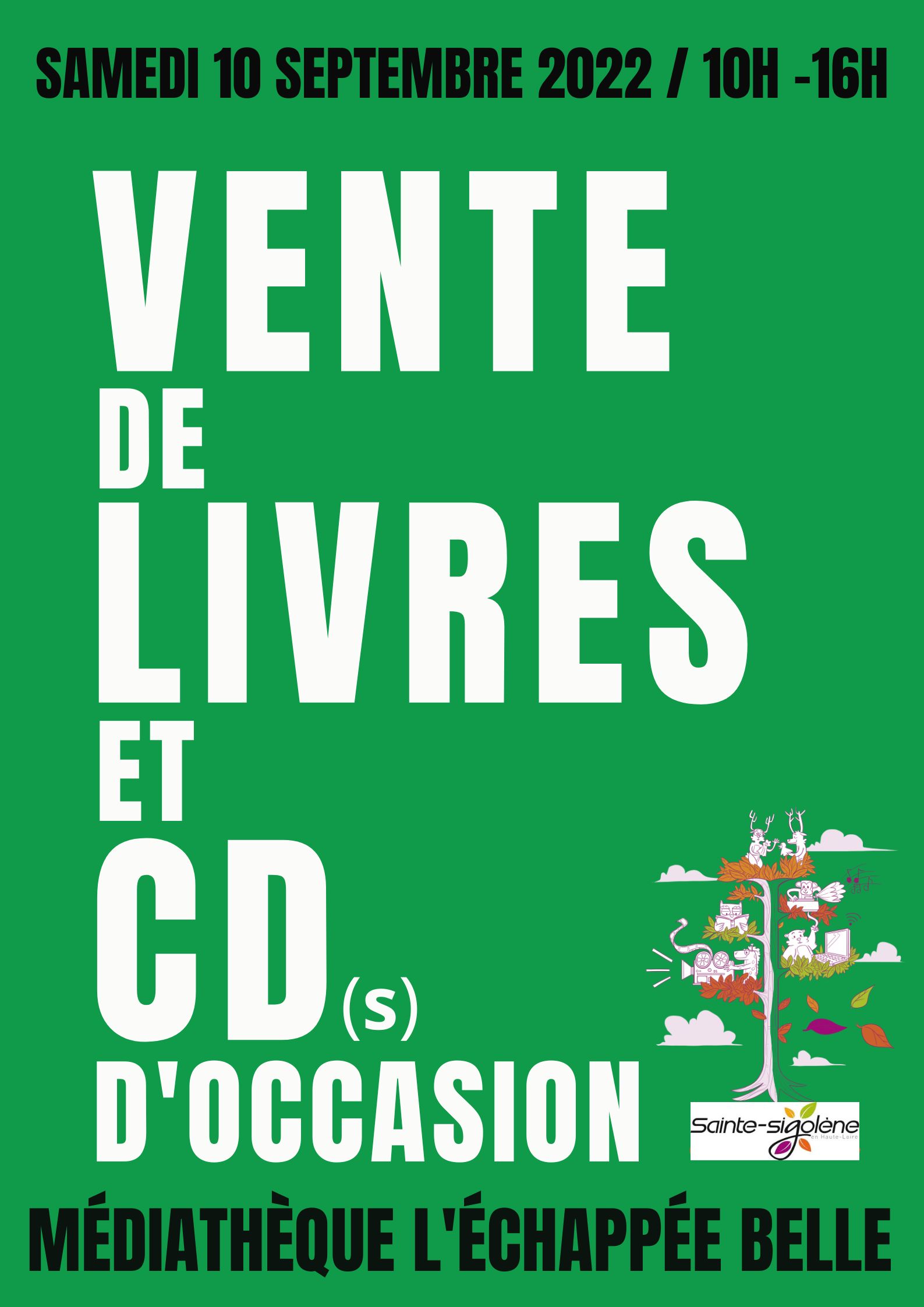 EVE_ventedelivresetdeCD(s)d'occasion_saintesigolène EVE_ventedelivresetdeCD(s)d'occasion_saintesigolène