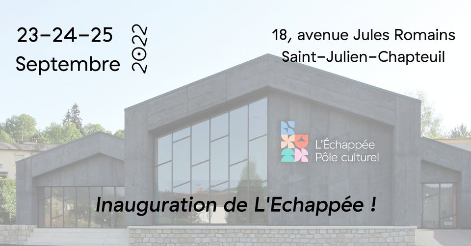 Inauguration pôle culturel