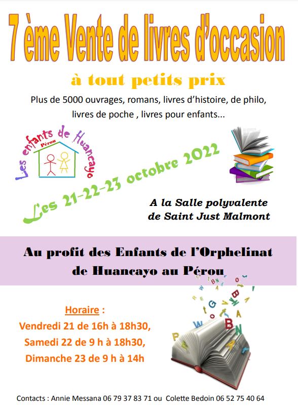 Vente de livres d'occasions Vente de livres d'occasions