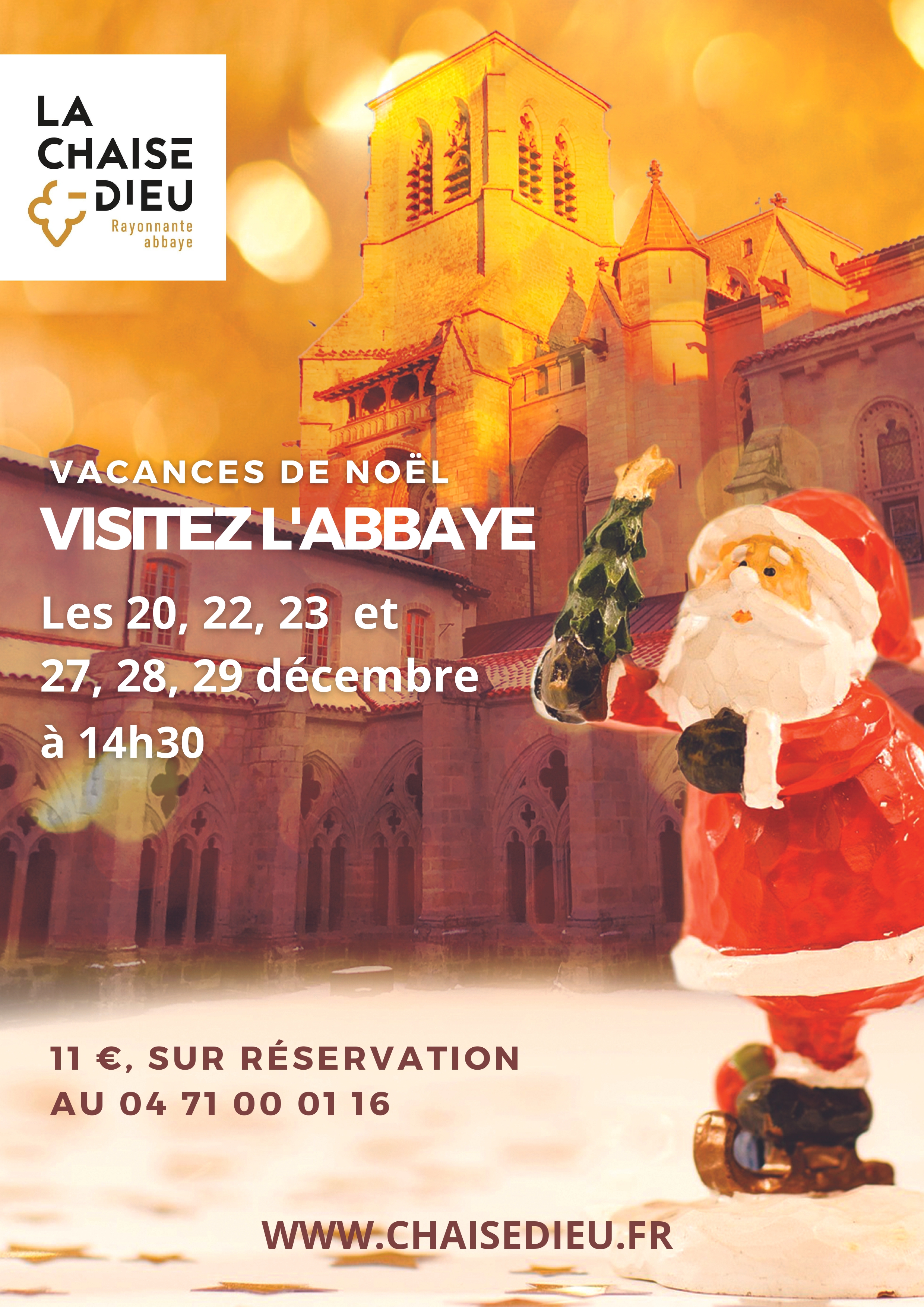 EVE-Visite guidée de l'Abbaye de La Chaise-Dieu: Noël 2022-affiche