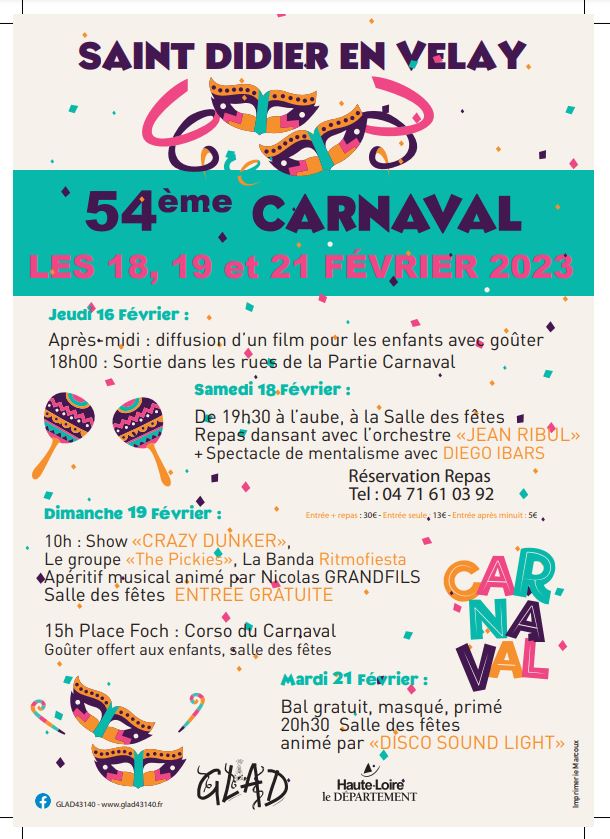Carnaval Saint-Didier-en-Velay Carnaval Saint-Didier-en-Velay