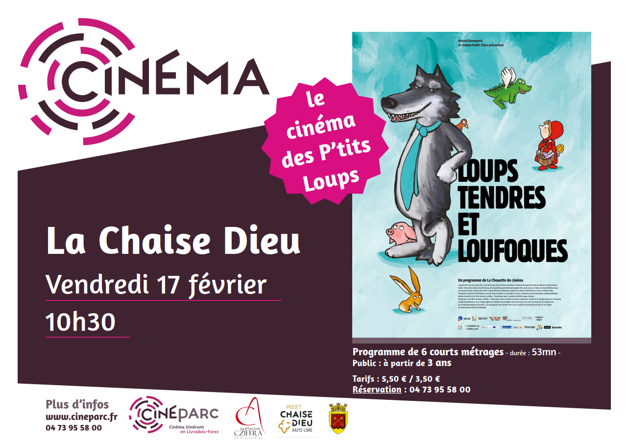 EVE-Le cinéma des p'tits Loups : "Loups tendres et loufoques"-affiche