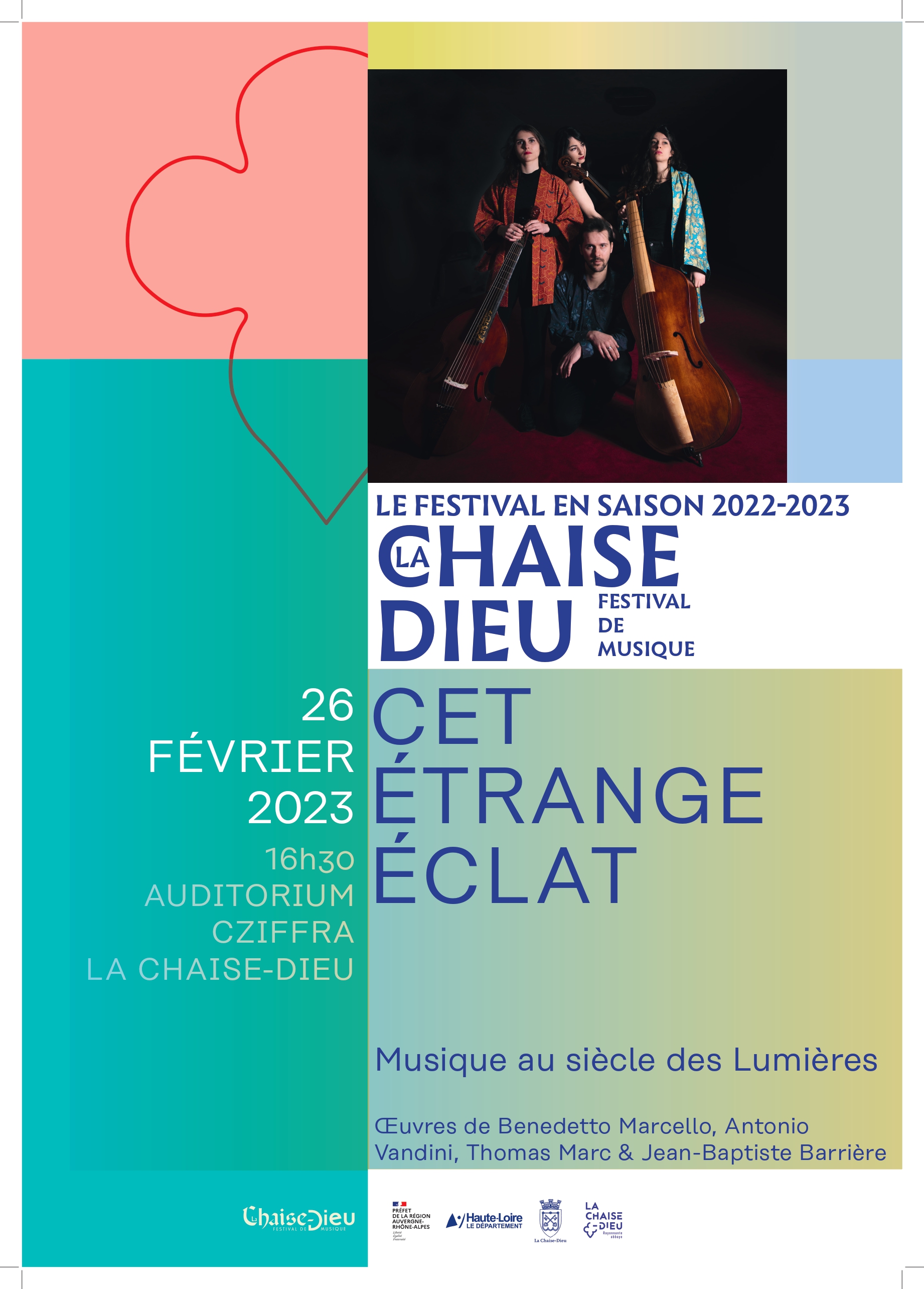 EVE-Le Festival en saisons: concert quatuor "Cet étrange éclat"- affiche