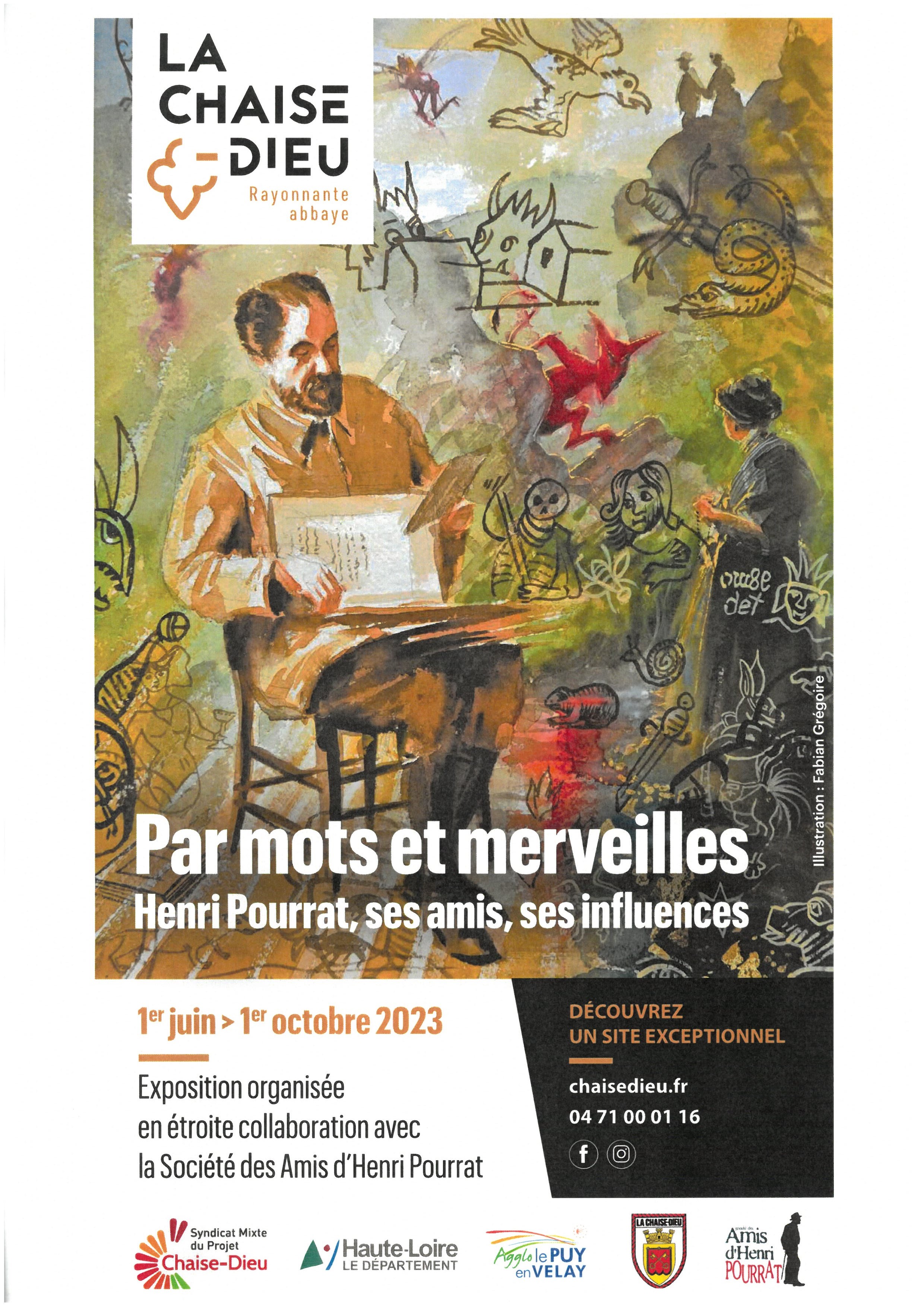 EVE-Visite guidée de l'exposition temporaire "Par mots"et merveilles, Henri Pourrat, ses amis, ses influences"-affiche