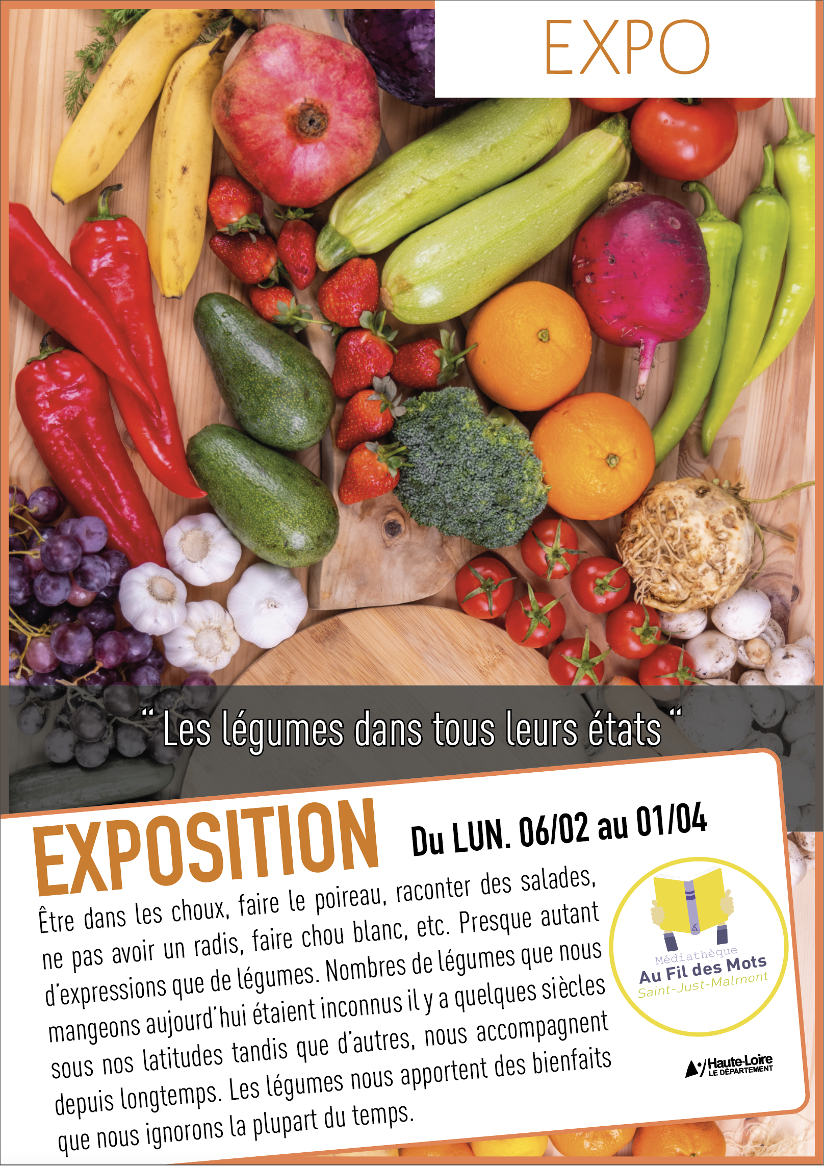 Exposition : les legumes dans tous leurs états