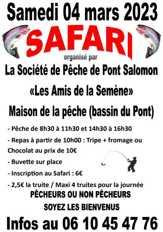 safari de peche