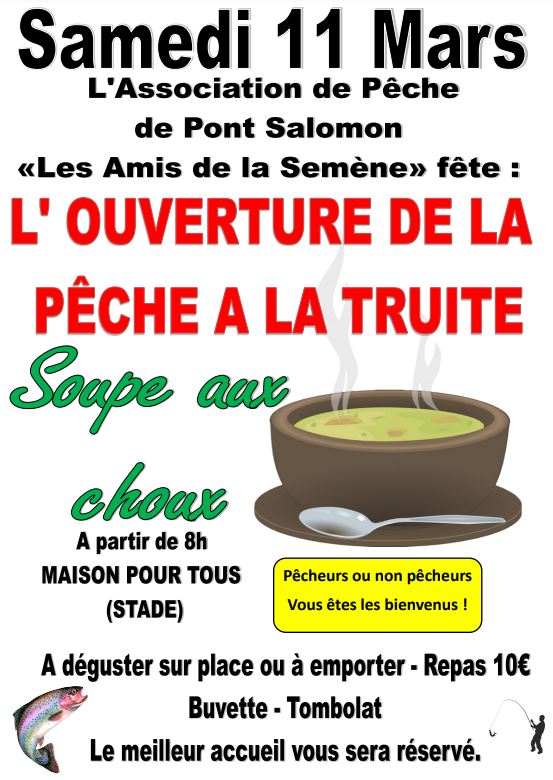 ouverture de la peche ouverture de la peche