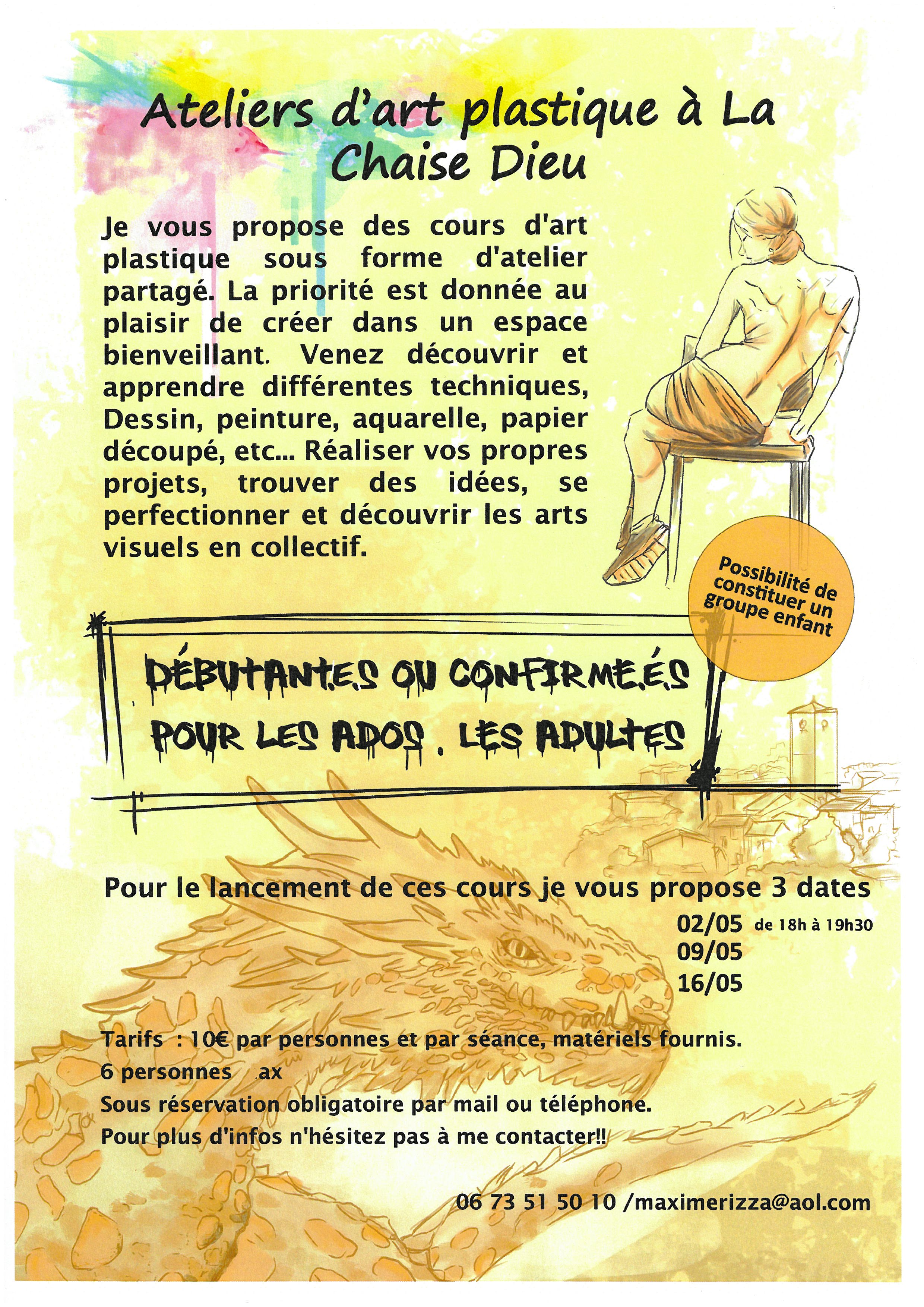 EVE-Ateliers d'art plastique-affiche EVE-Ateliers d'art plastique-affiche