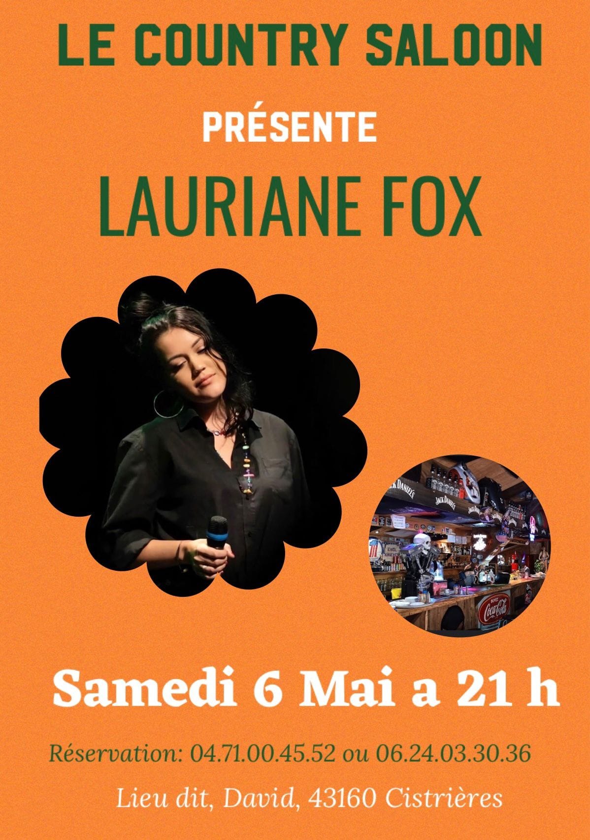 EVE_Concert Lauriane  Fox_affiche