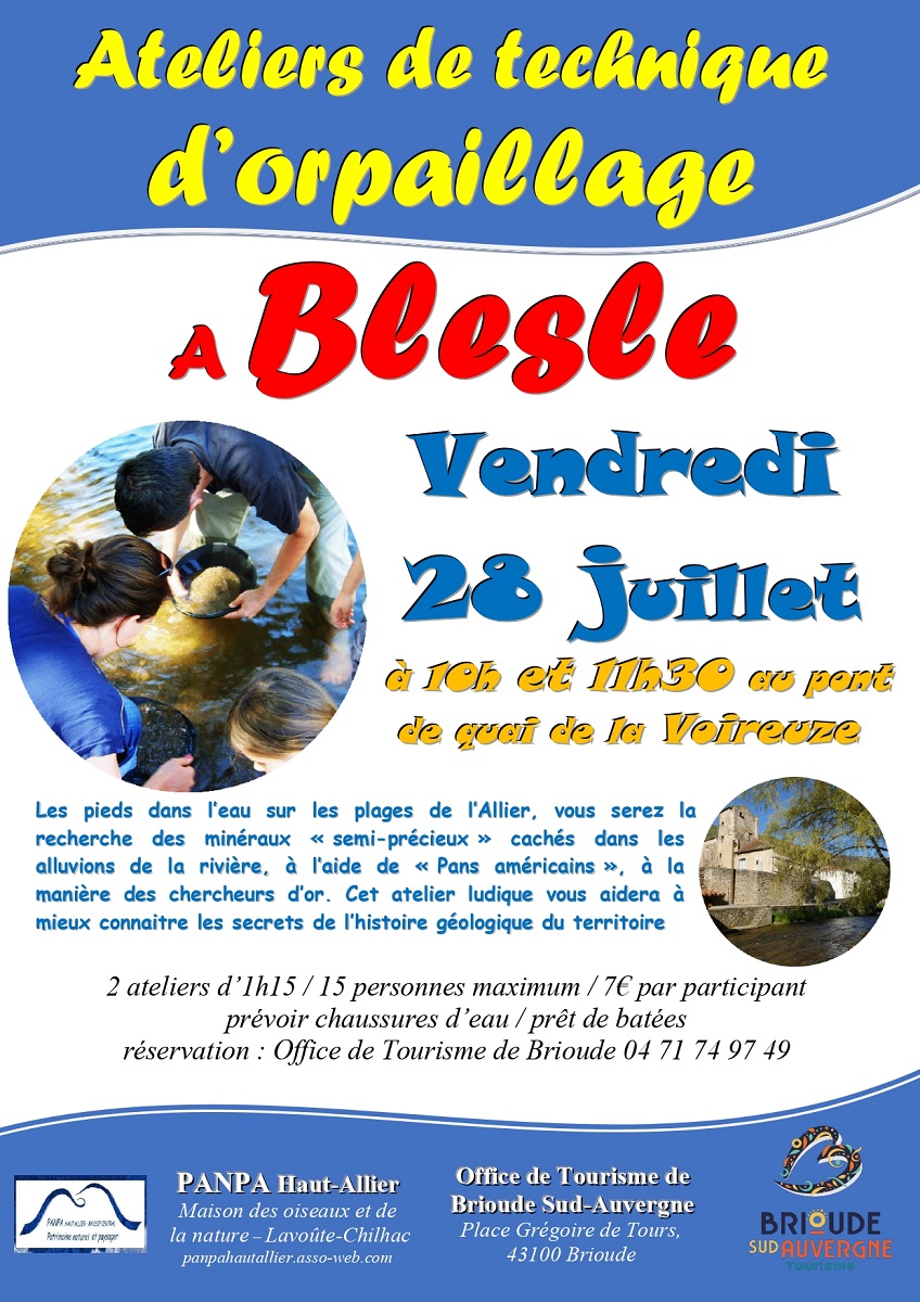 Orpaillage à Blesle