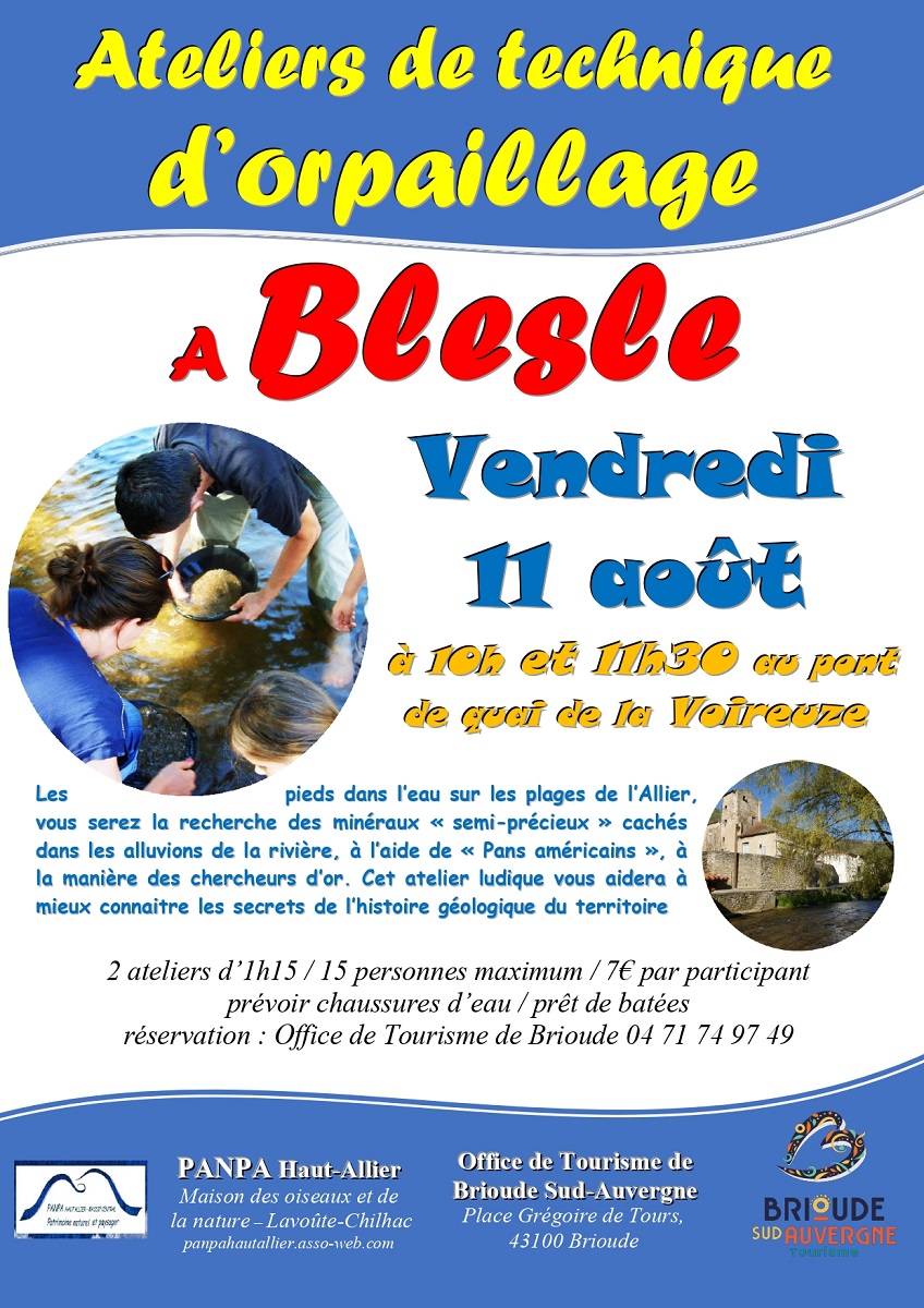 Orpaillage à Blesle