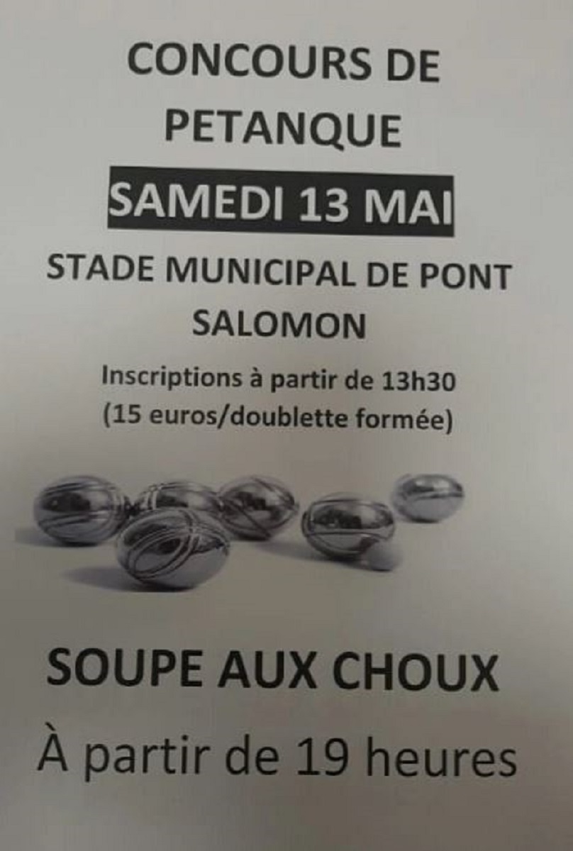 Concours de pétanque