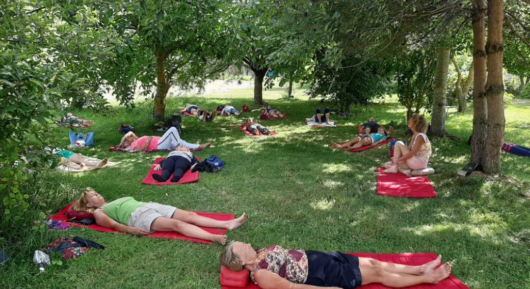yoga au Jardin