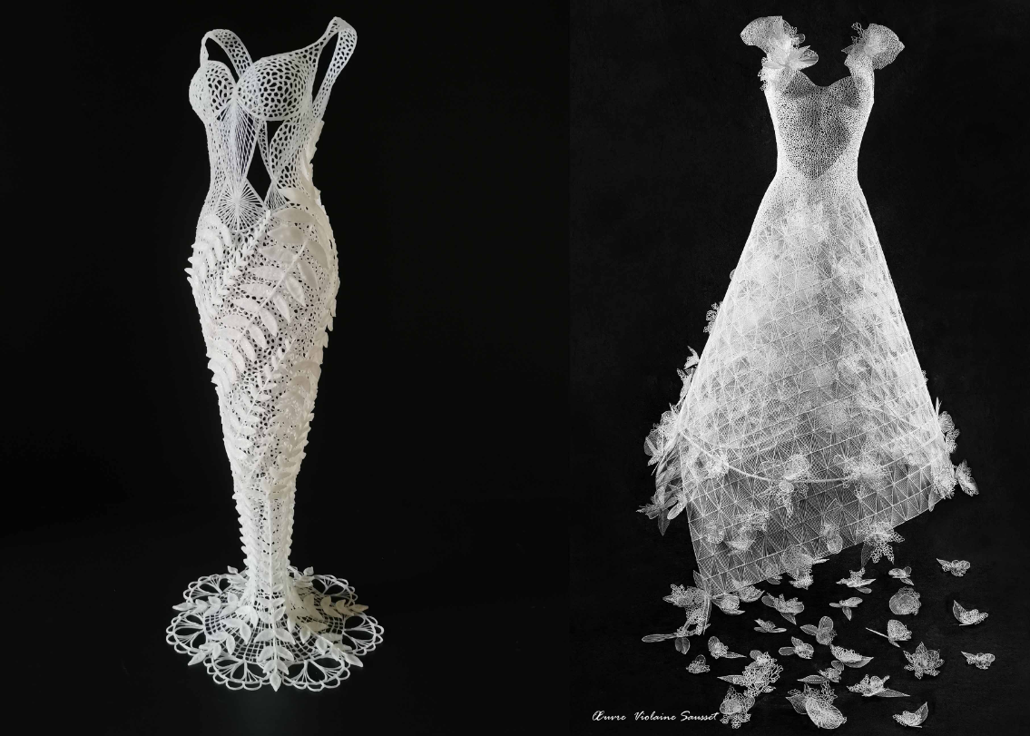 L'encre rêveuse - Quand la dentelle devient sculpture