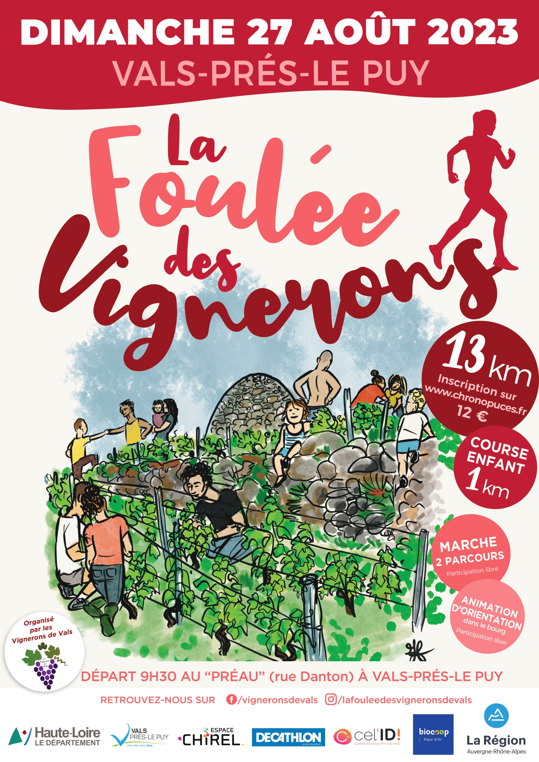 Affiche course