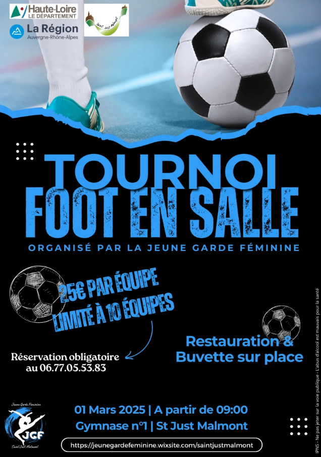 Tournoi de Foot en salle_Saint-Just-Malmont