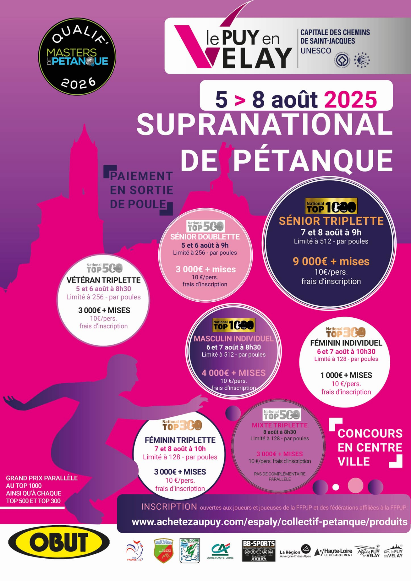 EVE_Supranational pétanque_Le Puy-en-Velay