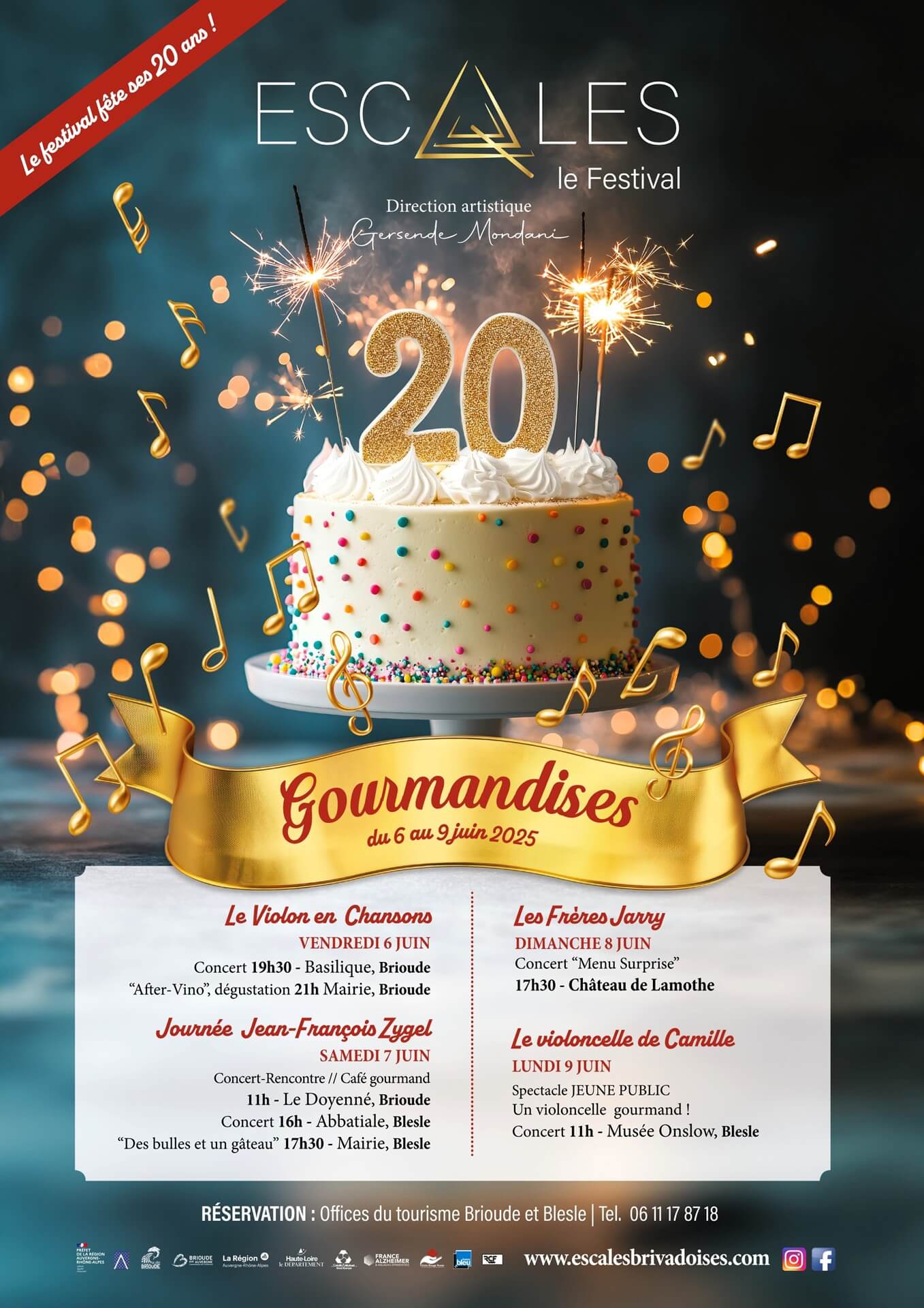 "Gourmandises" 20e année du Festival des Escales Brivadoisess_Brioude