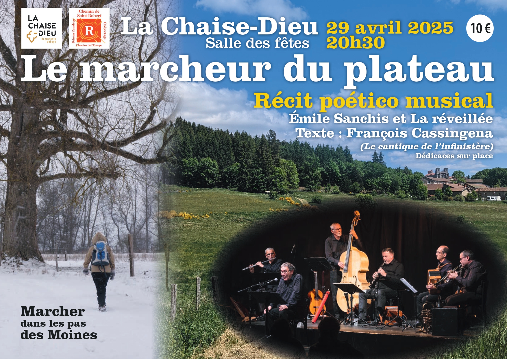 Concert-lecture "Le marcheur du plateau"_La Chaise-Dieu-affiche