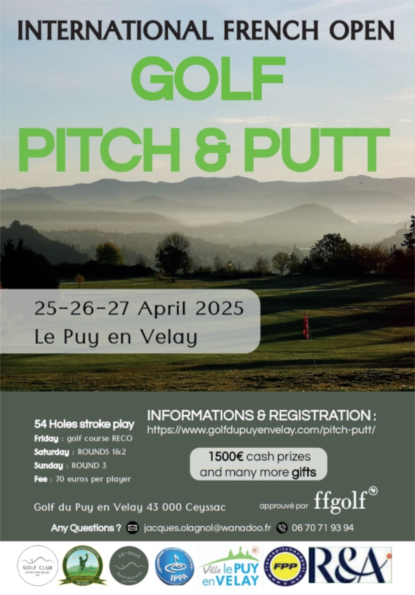 Open International de France de Golf en formule Pitch & Putt_Ceyssac
