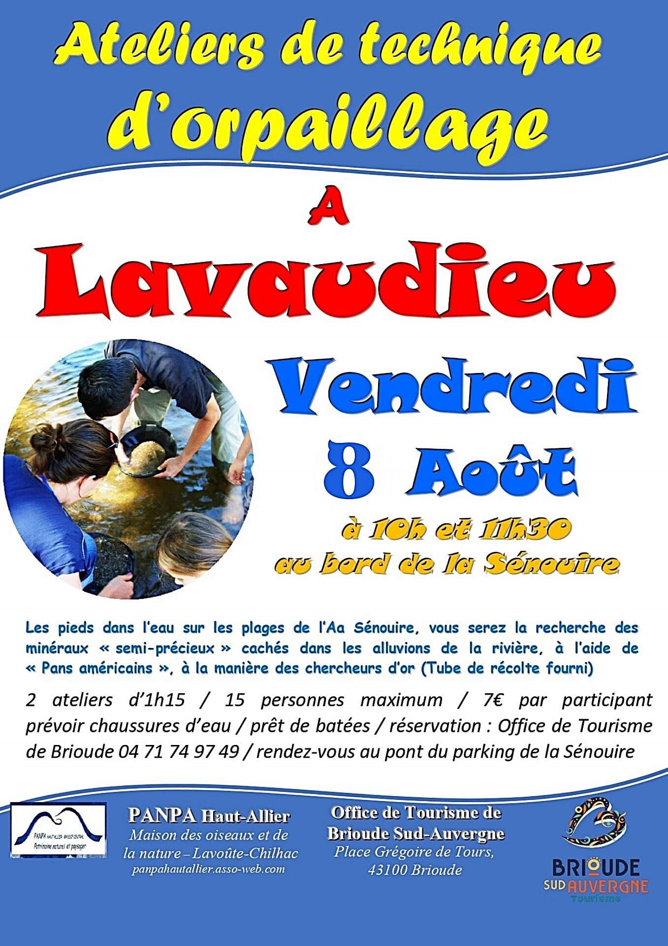 Ateliers de technique d’orpaillage_Lavaudieu