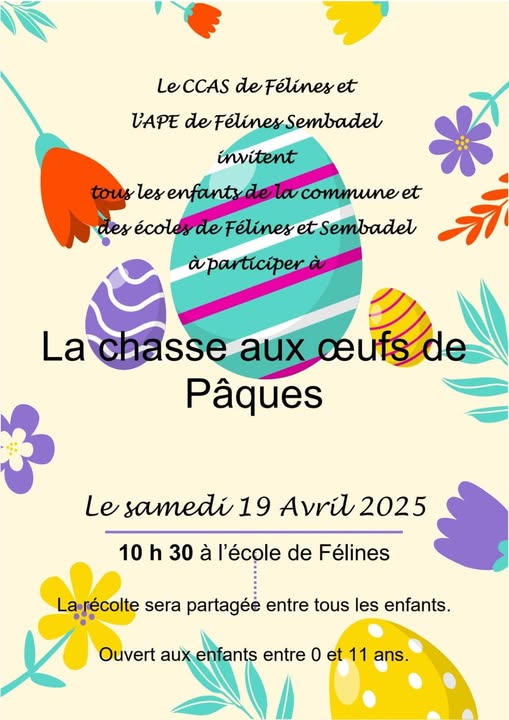EVE-Chasse aux oeufs_Félines-Affiche