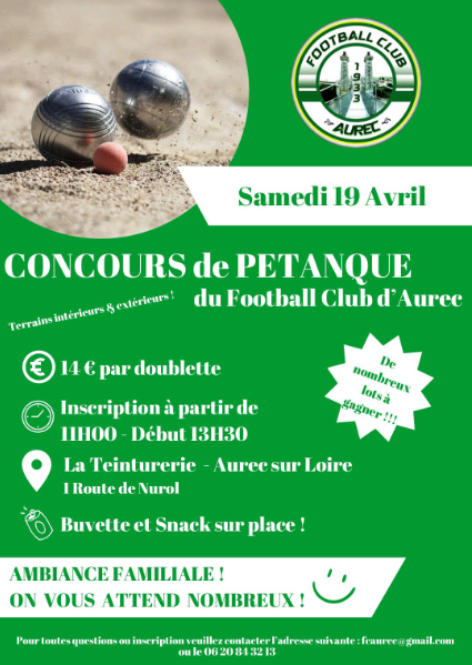 Concours de pétanque_Aurec-sur-Loire Concours de pétanque_Aurec-sur-Loire
