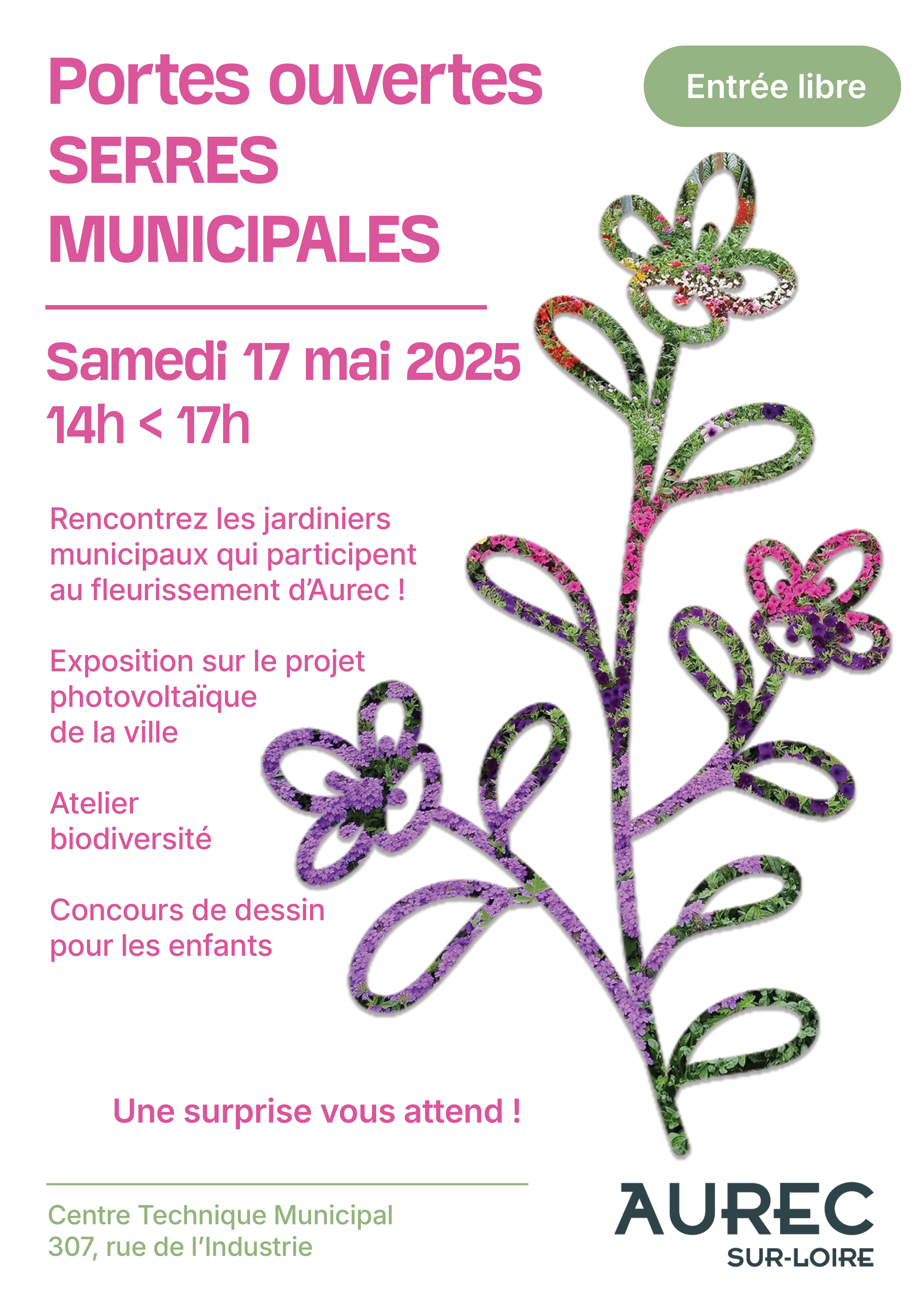 Portes ouvertes des serres municipales_Aurec-sur-Loire