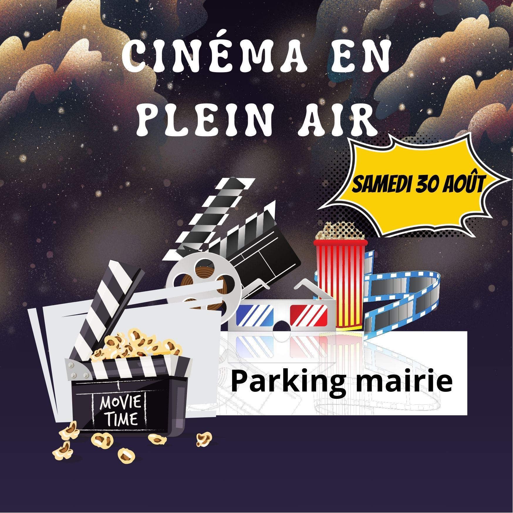 Cinéma en plein air_Saint-Ferréol-d'Auroure