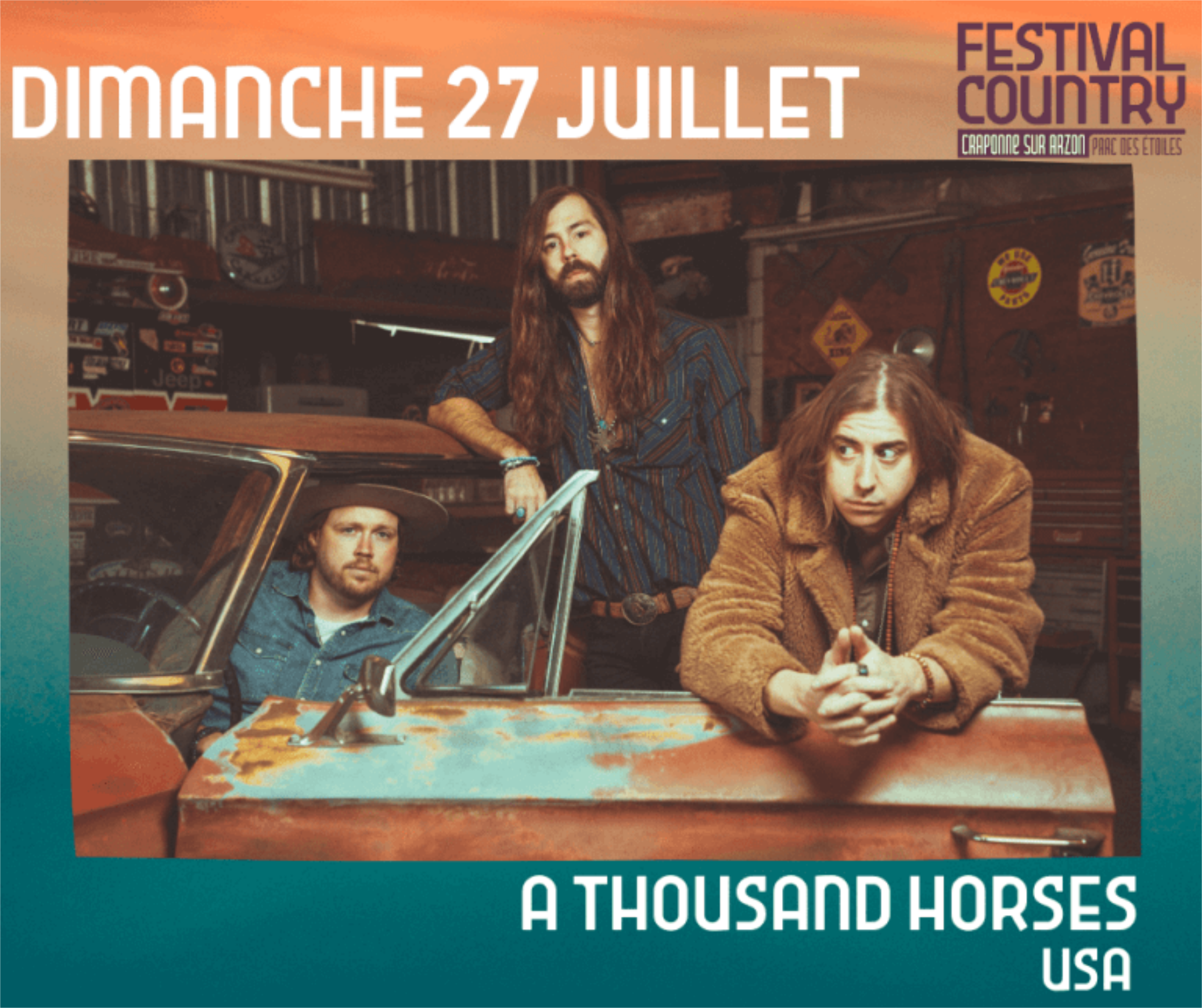 EVE_Concert A Thousand Horses (US)_Craponne-sur-Arzon