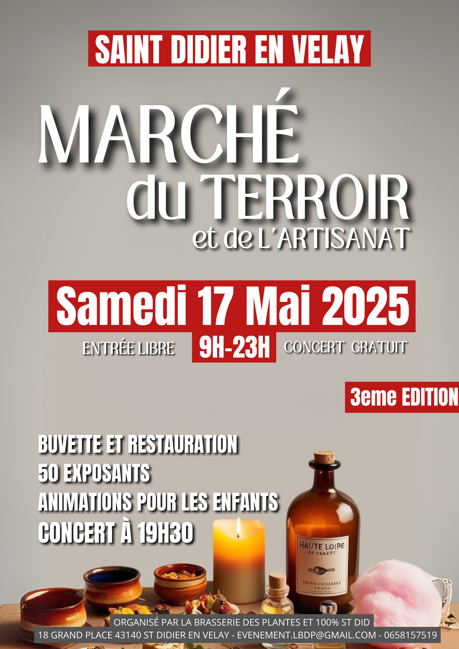 Marché du terroir et de l'artisanat_Saint-Didier-en-Velay