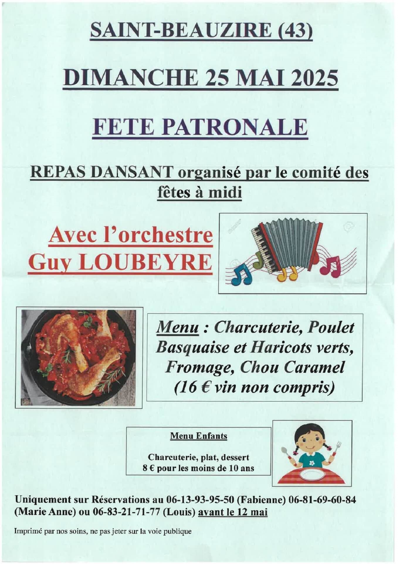 Fête patronale_Saint-Beauzire