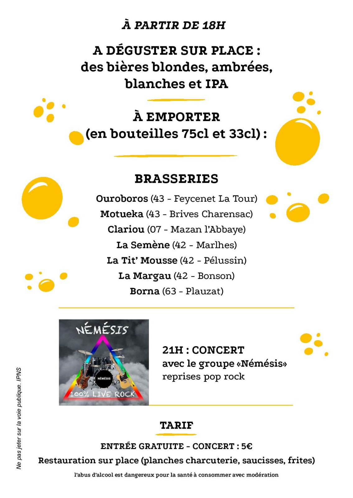 Salon de la bière et concert_Beauzac